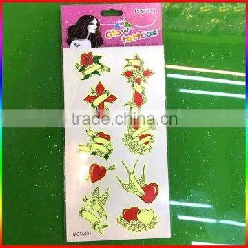 Glow in Dark Temporary Tattoo Sticker photo-2