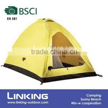 Yellow foldable tents camping