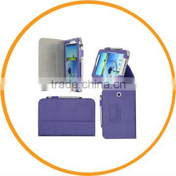 PU Leather Case for Samsung Galaxy Note 8.0 N5100 with Stylus Holder Hand Strap Purple from Dailyetech