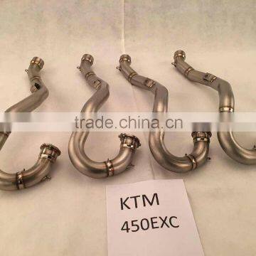 KTM450 EXC Motorcycle Complete Titanium Performance Exhaust System photo-3