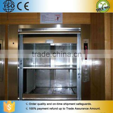 CE approved restaurant used dumbwaiter lift