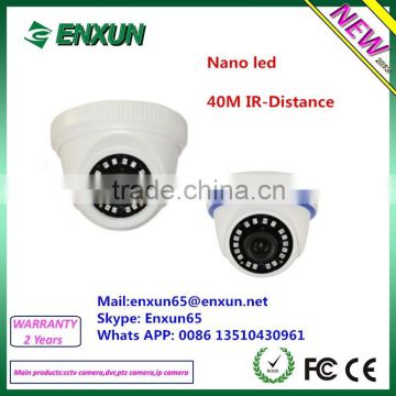 New Four in one 2.0MP 1080P, smallest nano leds plastic dome 40M indoor