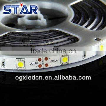 30leds/m 5m/roll 5050 white smd led strip light IP65 silicon glue waterproof flexible led strip lights