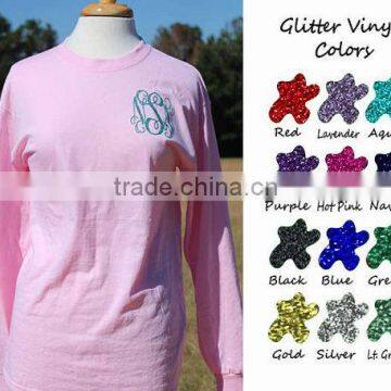 Womens Preppy Monogrammed Long Sleeve Tshirt