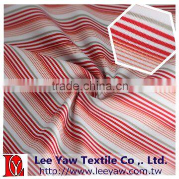 92% Polyester 8% Spandex Yarn Dyed Stripe Pique Fabric With Permanent Wicking Yarn for Garment photo-2