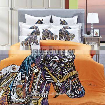 100% cotton reactive Printed bedding set