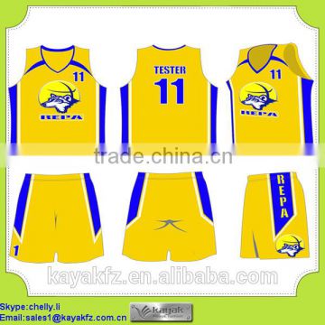 polyester cool dry uniform for basketball