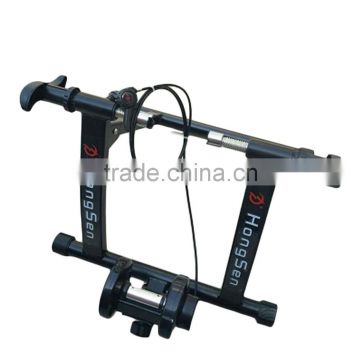 7 speed magnetic resistance with wire control bike stand trainer from manufactory