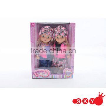 2015 Talk Baby Dolls YOU & ME Dolls Two Cute Twins Talk To Each Other Gift for Girls princess toys