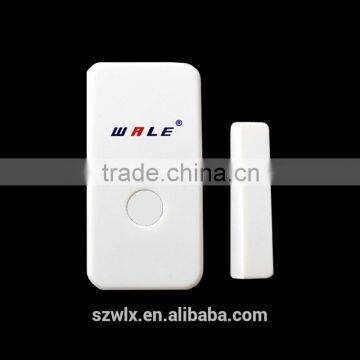 Wireless door window magnetic contact alarm with built-in antenna