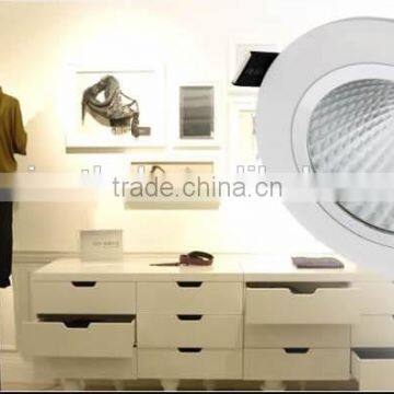 High quality led cob downlight 15w for Grand theater, mall, bank, hospital