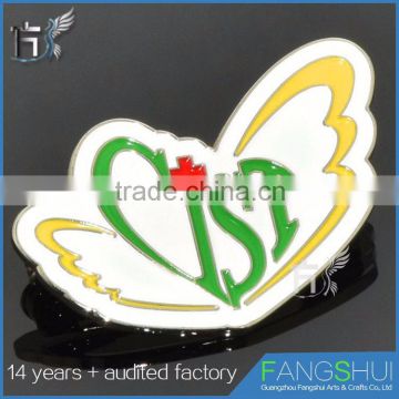 Fast delivery metal lapel pins with butterfly clutch wholesale