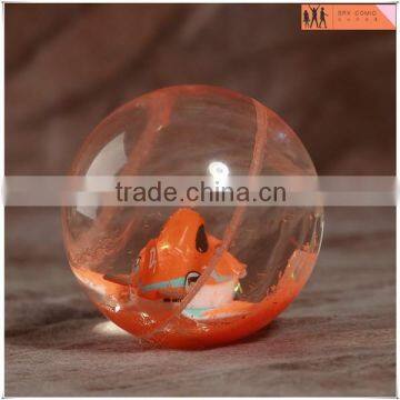Custom Made Airplane Glittery Rubber Bouncy Ball Toys,custom Rubber Toys Bouncy Ball for Gifts,OEM Custom Toys Ball Manufacturer photo-3