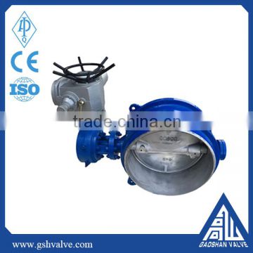 electric welding/flange/wafer triple offset butterfly valve