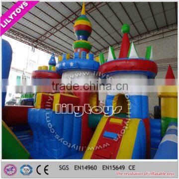 Best Quality Inflatable Funcity for Kids/4 Line Stitching photo-4