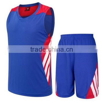 basketball uniform design short and jersey blue