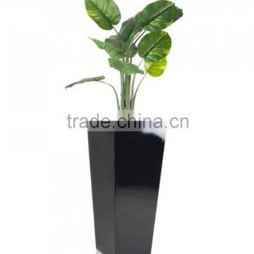 vertical fiberglass garden plant flower planter pot