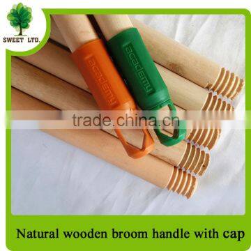 Wholesale broom handle with colorful plastic hook