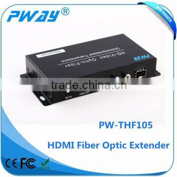 2km-10km resolution up to1080P HDMI Fiber Extender support 3D Over one fiber optic cable