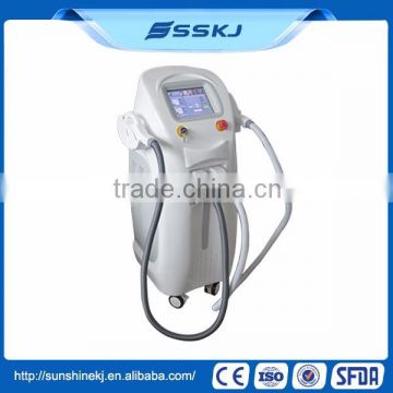 2016 Hot sale multifunction Elight diode laser hair removal for salon use