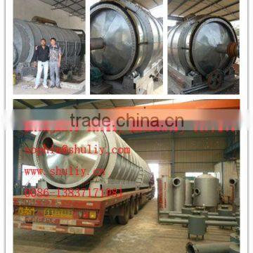 catalytic cracking-condensing Scrap tyre machine(0086-13837171981)