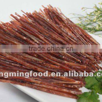 Dried squid shredded