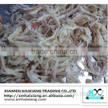 Bulk dried sliced squid