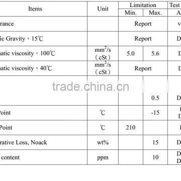 Base oil /Formosa plastics brand/ best price 150N