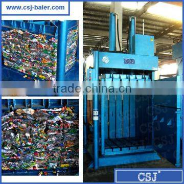CE Certificate CSJ Baler Hydraulic Plastic Bottles Baling Machine