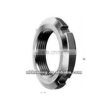 Slotted nut UW( stainless with integrated threadlocker thread M10x0,75 )