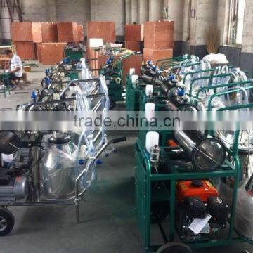 portable high efficiency milking machine for cows