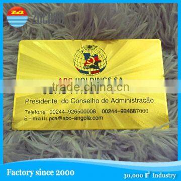 perfect CR80 or customized metal card with good quality