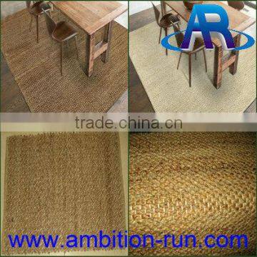 High quality and competitive price Round Sea grass carpet/water hyacinth carpet