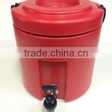 Plastic stroage container with taps