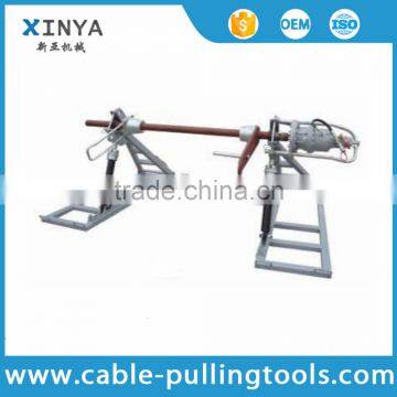 5 Ton Hydraulic Conductor Reel Stands Wire Reel Stand Used Along With Tensioner