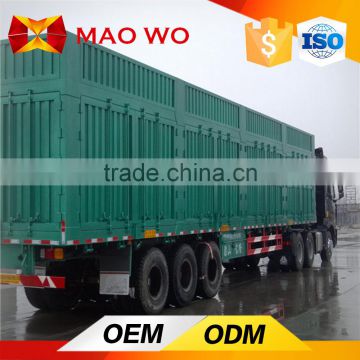 Side door cargo box semi trailer with air bag suspension