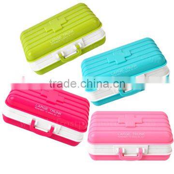 6 Compartment Pill Container Plastic Pill Case