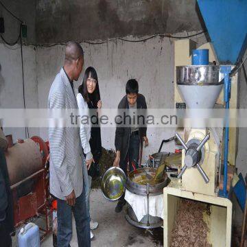 Hot Pressing 5.5kw 100kg/h Pressing Input Chia Seeds Oil Presser Machine photo-2