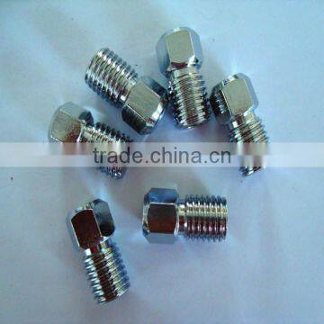 Stainless Steel Knurled Screw with Zinc Plated