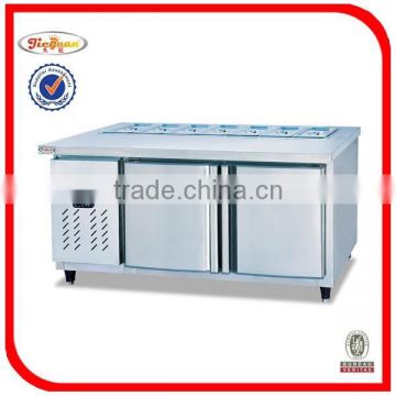 Jieguan Stainless steel Salad Fridge Table TS-1500 TEL: 0086-13632272289