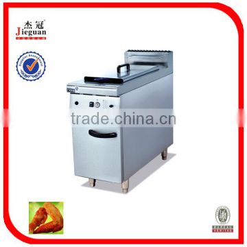 Alibaba 1-Tank Gas chips Fryer(1-basket) with cabinet GF-975