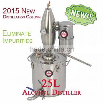 Multifunction!25L Household Stainless Steel Alochol Distiller For Sale Home Wine Distiller Distillation/Brewing Device