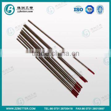 tungsten cerium and tungsten lanthanium electrodes