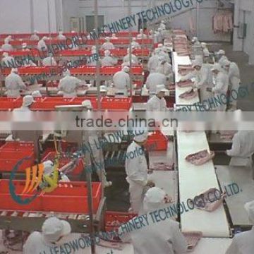 frozen poultry dividing production line for meat, port, beef