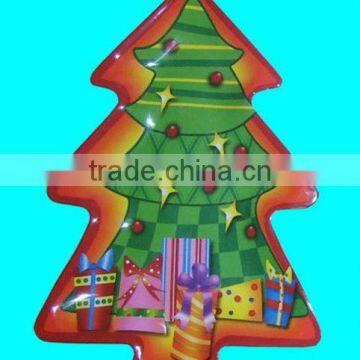 christmas tree shape melamine tableware/ melamine plates