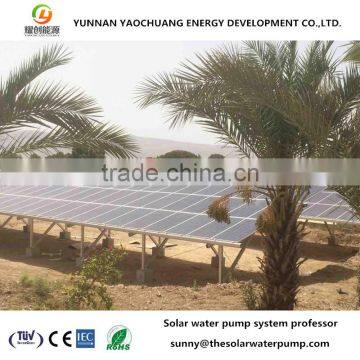 20KW solar power system drive 15KW solar water pump & home electricity supply 10-50KWH