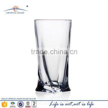 machine made clear drinking glass cup tall highball glass