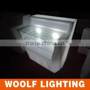 Indoor Rechargeable Colorful LED Illuminated Modern Bar Counter photo-2