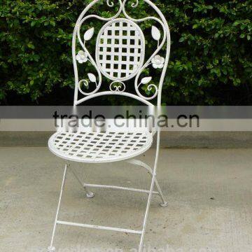 Antique Folding Metal Chair Outdoor Garden Furniture