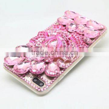 PC +TPU Phone Case Diamond Sticker Phone Hull Protective Back Cover for Iphone 7 7plus photo-5